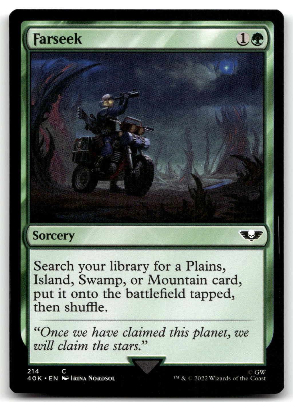 Farseek 214 Common Universes Beyond: Warhammer 40,000 Magic: The Gathering NM