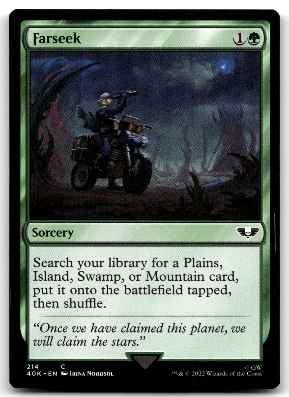 Farseek 214 Common Universes Beyond: Warhammer 40,000 Magic: The Gathering NM
