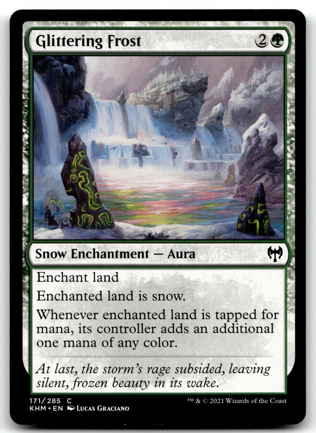 Glittering Frost 171 Common Kaldheim Magic: The Gathering Near Mint
