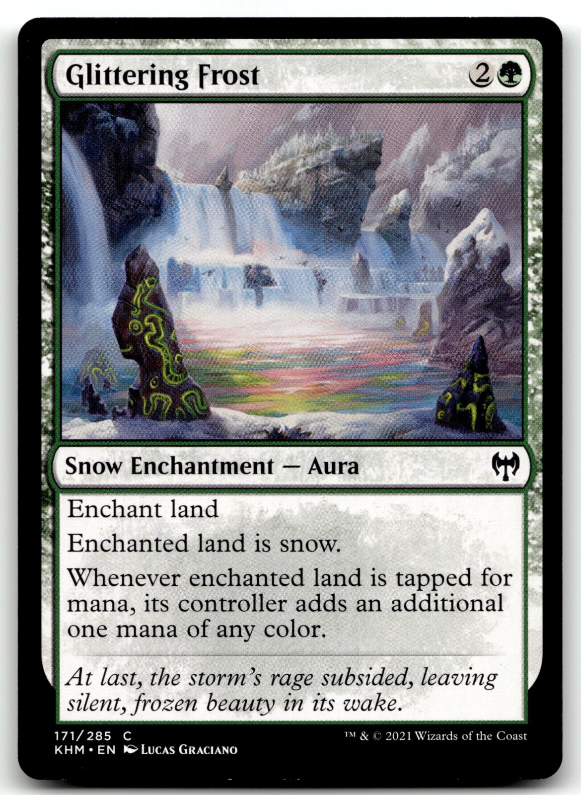 Glittering Frost 171 Common Kaldheim Magic: The Gathering Near Mint