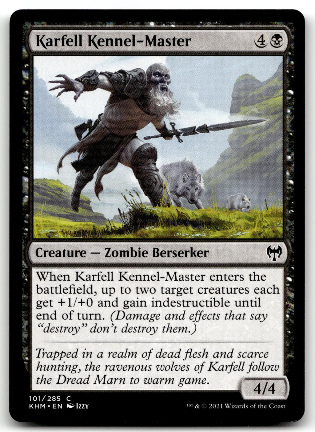 Karfell Kennel-Master 101 Common Kaldheim Magic: The Gathering Near Mint