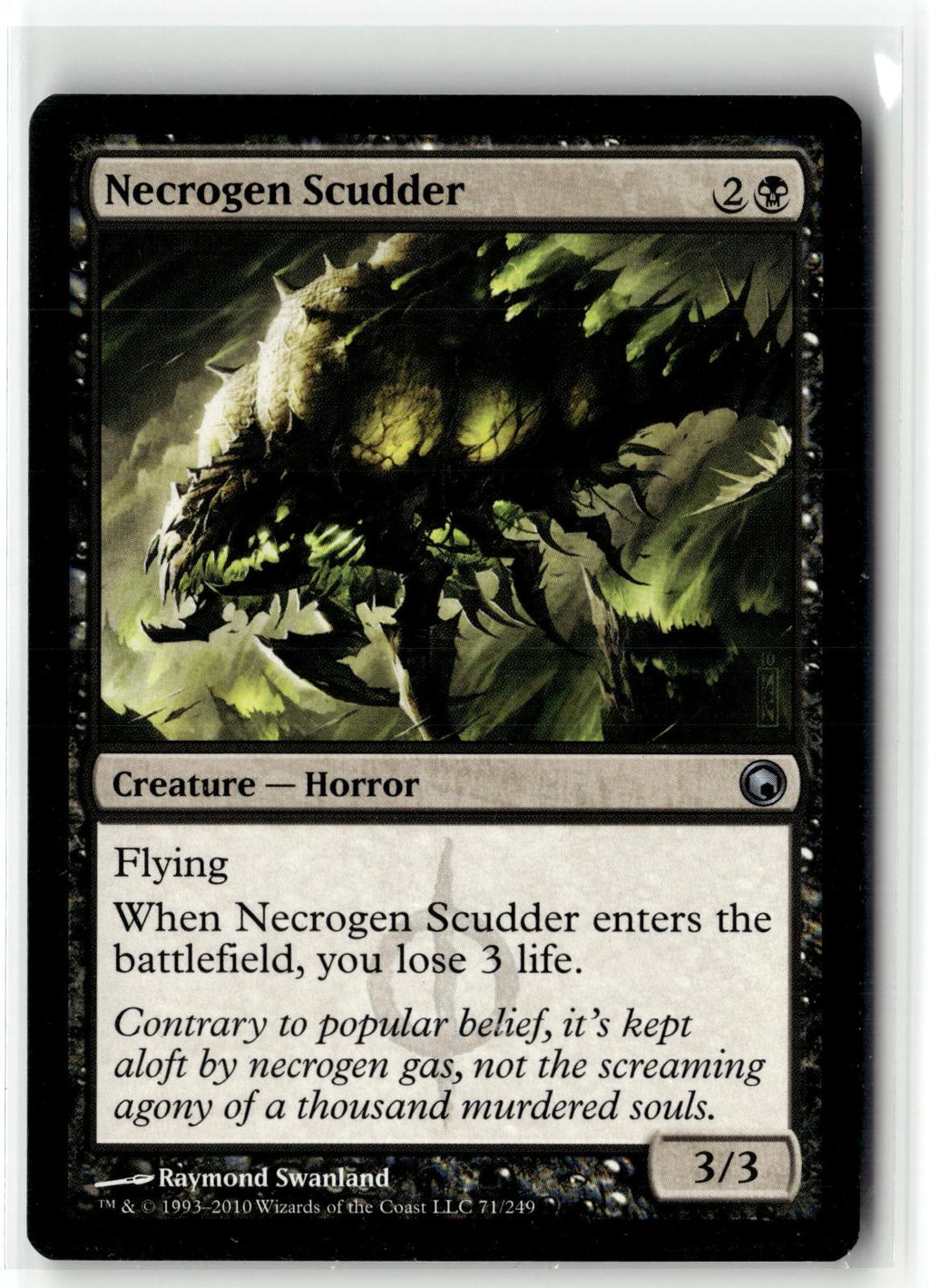 Necrogen Scudder 71 Uncommon Scars of Mirrodin Magic: The Gathering Near Mint