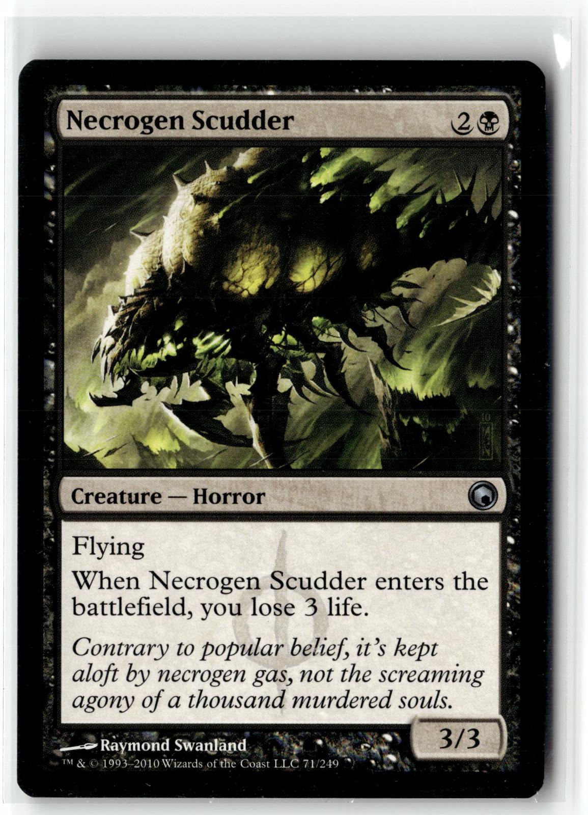 Necrogen Scudder 71 Uncommon Scars of Mirrodin Magic: The Gathering Near Mint