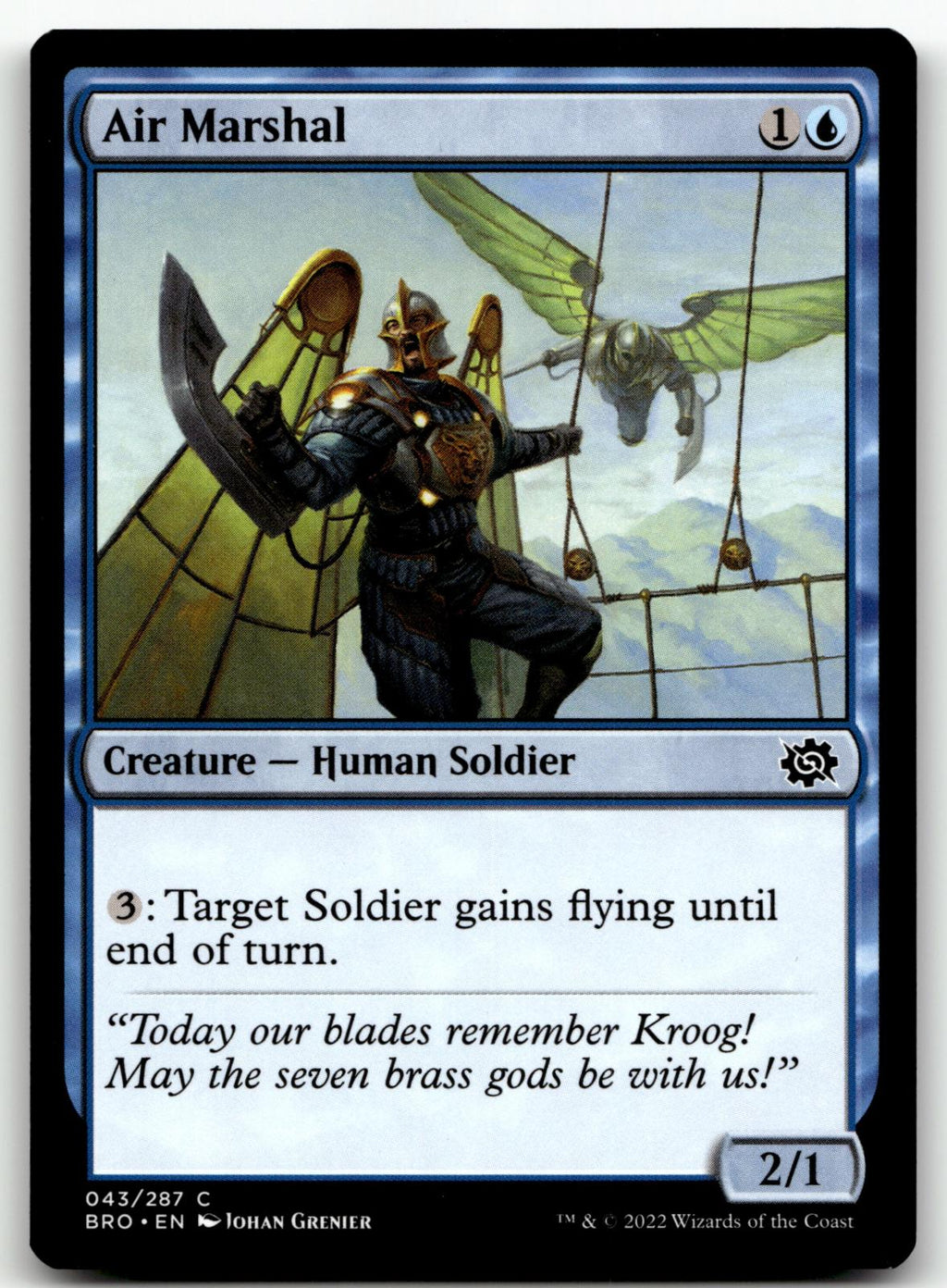 Air Marshal 43 Common The Brothers' War Magic: The Gathering Near Mint