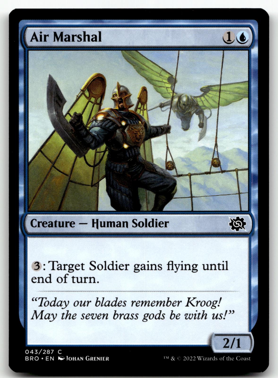Air Marshal 43 Common The Brothers' War Magic: The Gathering Near Mint