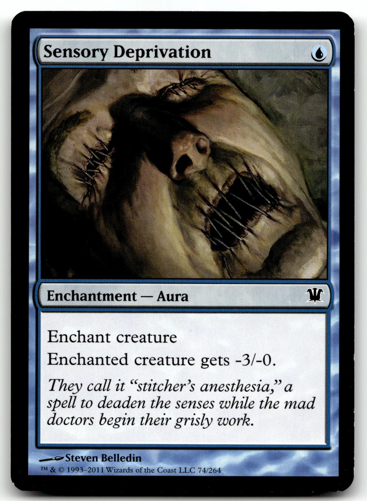 Sensory Deprivation 74 Common Innistrad Magic: The Gathering Near Mint