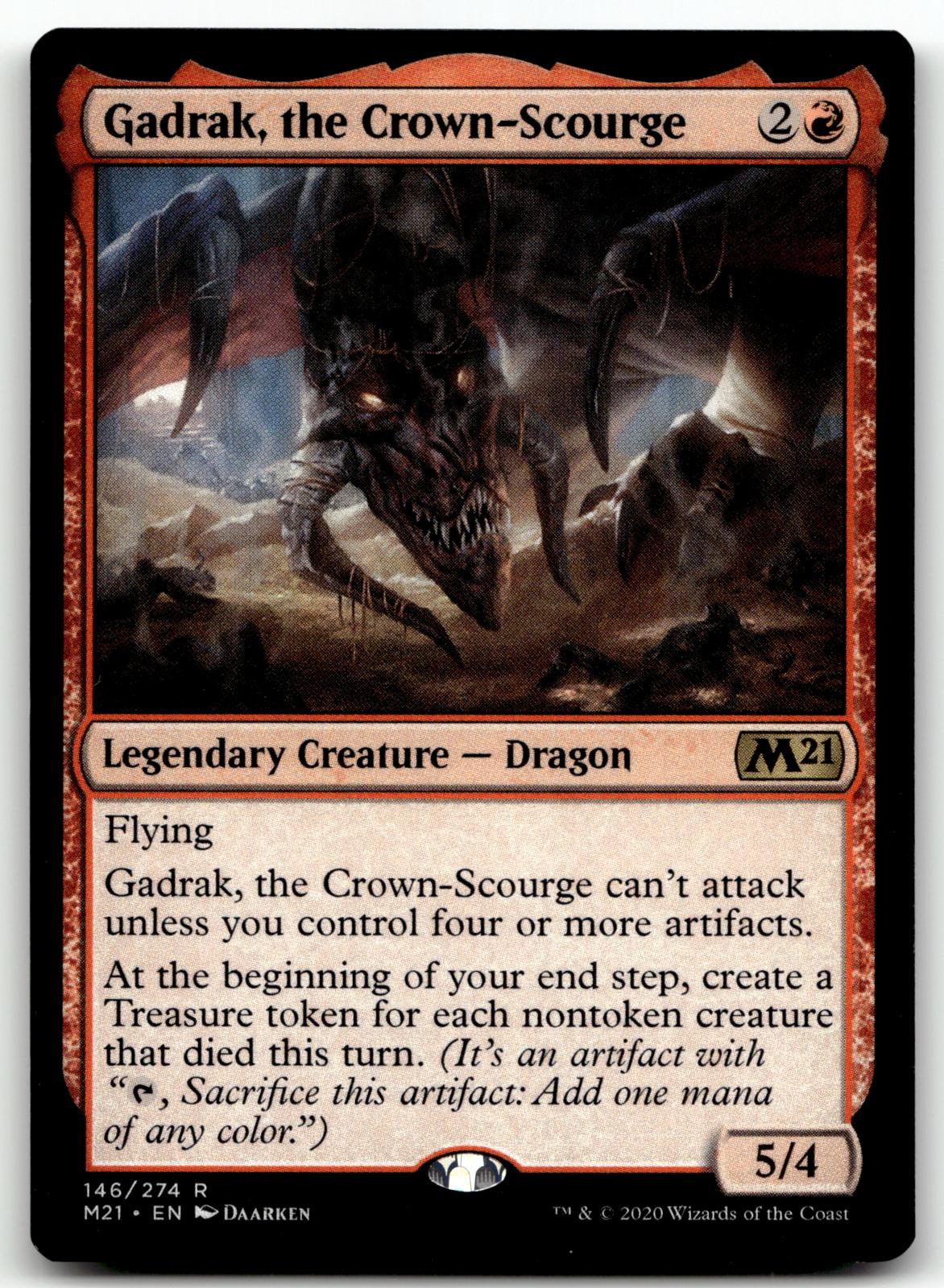 Gadrak, the Crown-Scourge 146 Rare Core Set 2021 Magic: The Gathering Near Mint