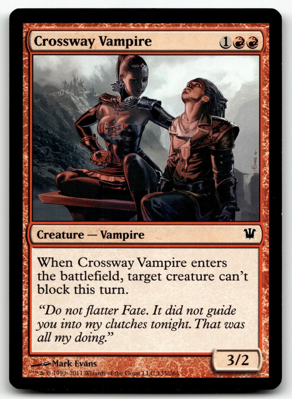 Crossway Vampire 135 Common Innistrad Magic: The Gathering Near Mint