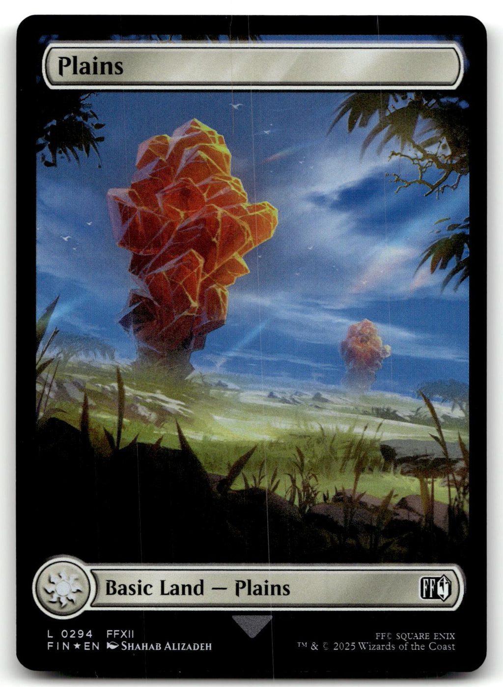 Plains (0294) 294 Land FINAL FANTASY Magic: The Gathering Foil Near Mint