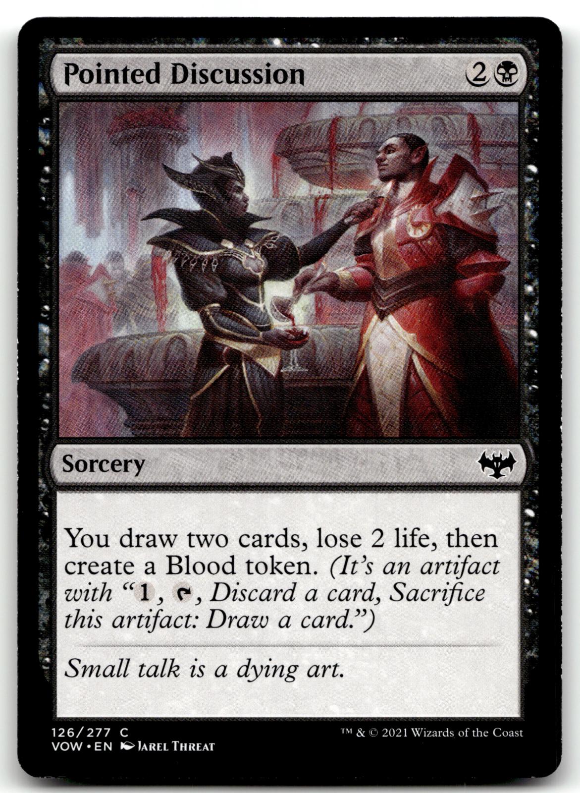 Pointed Discussion 126 Common Innistrad: Crimson Vow Magic: The Gathering NM