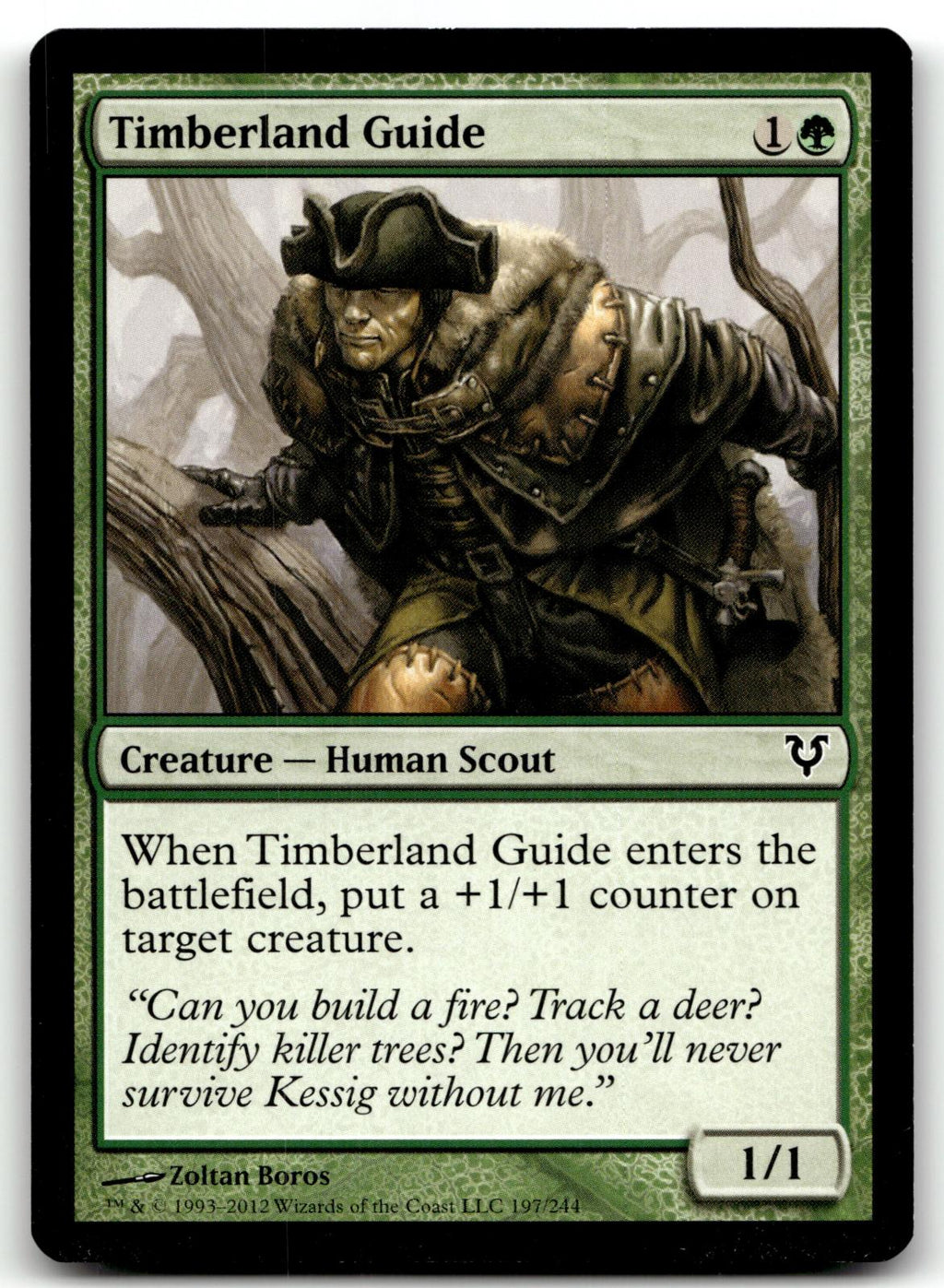 Timberland Guide 197 Common Avacyn Restored Magic: The Gathering Near Mint