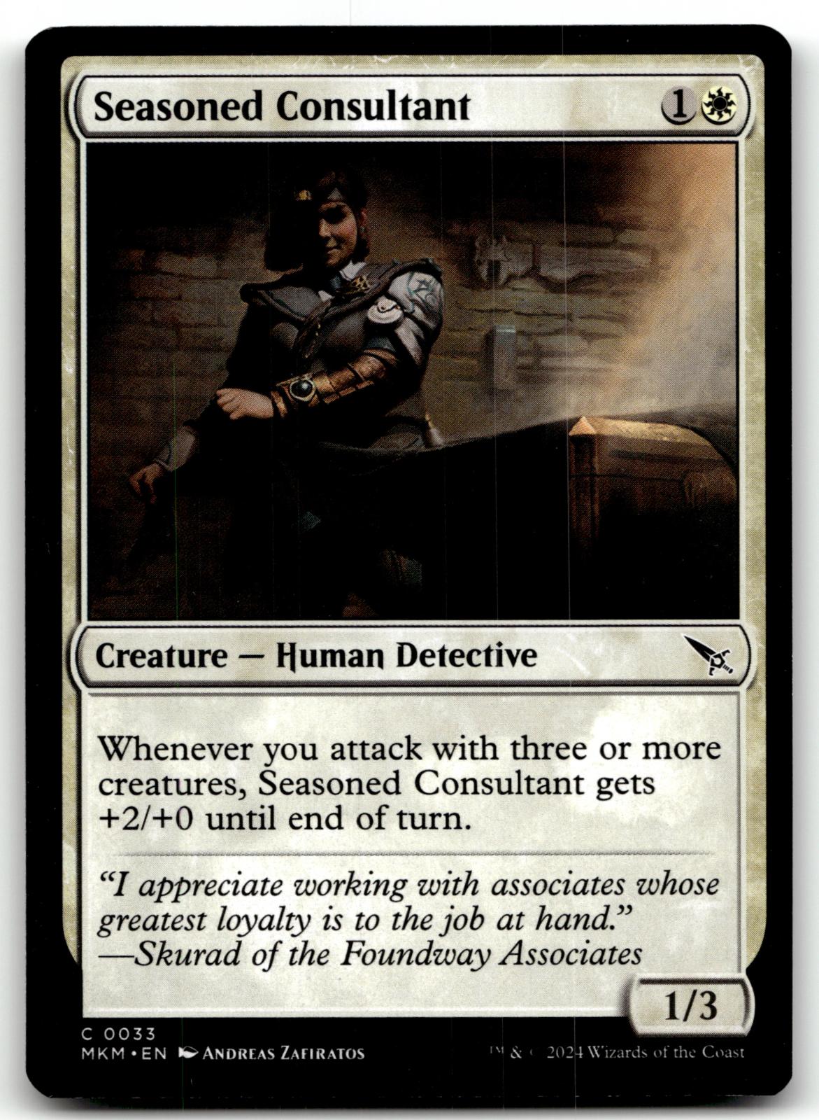 Seasoned Consultant 33 Common Murders at Karlov Manor Magic: The Gathering NM