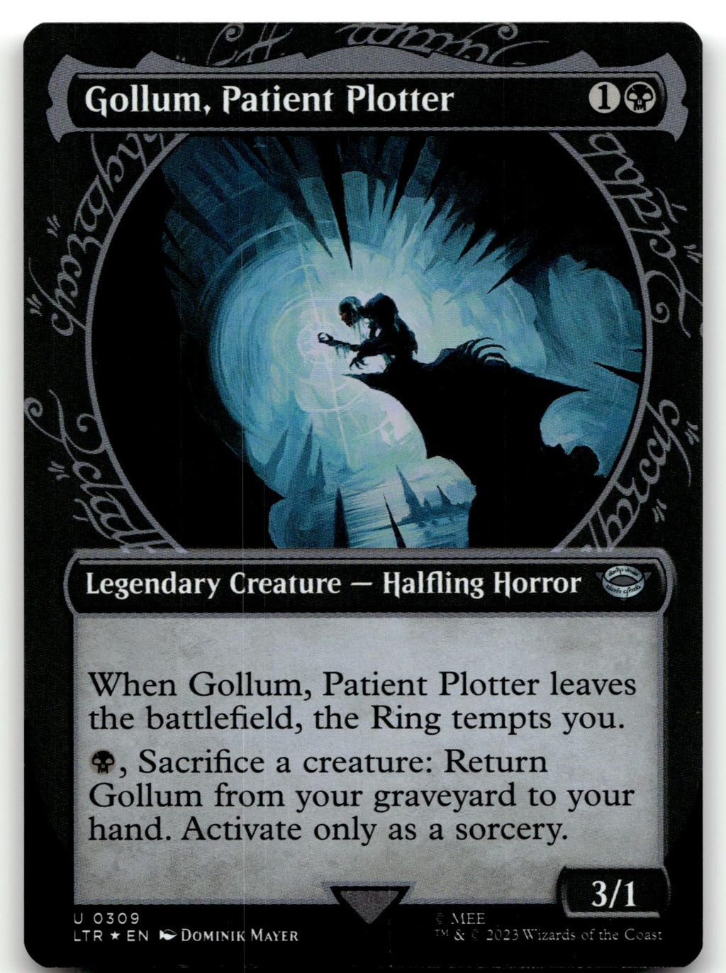 Gollum, Patient Plotter (Showcase) 309 Universes Beyond: The Lord of the Rings: Tales of Middle-earth Magic: The Gathering Foil NM
