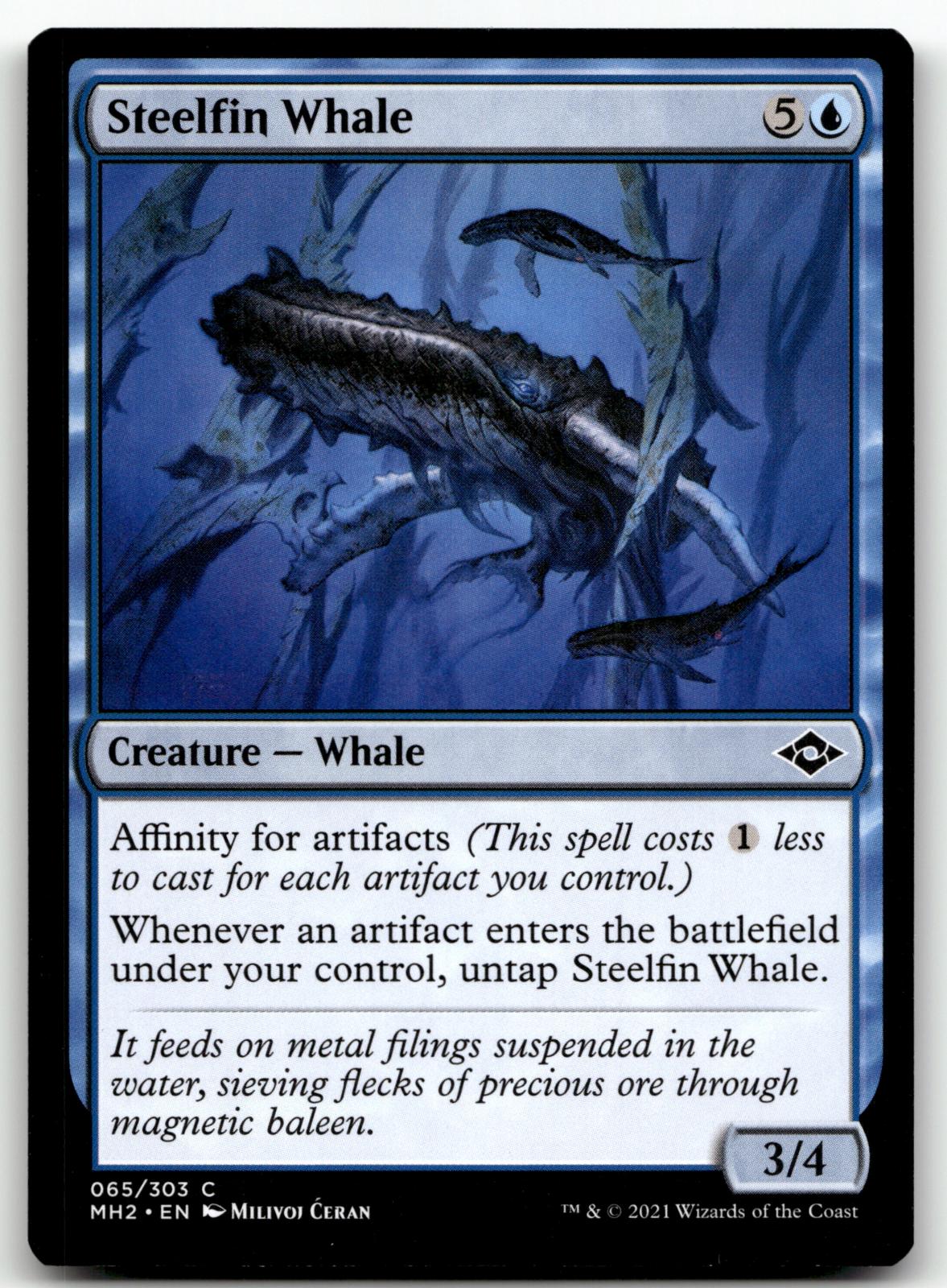 Steelfin Whale 65 Common Modern Horizons 2 Magic: The Gathering Near Mint