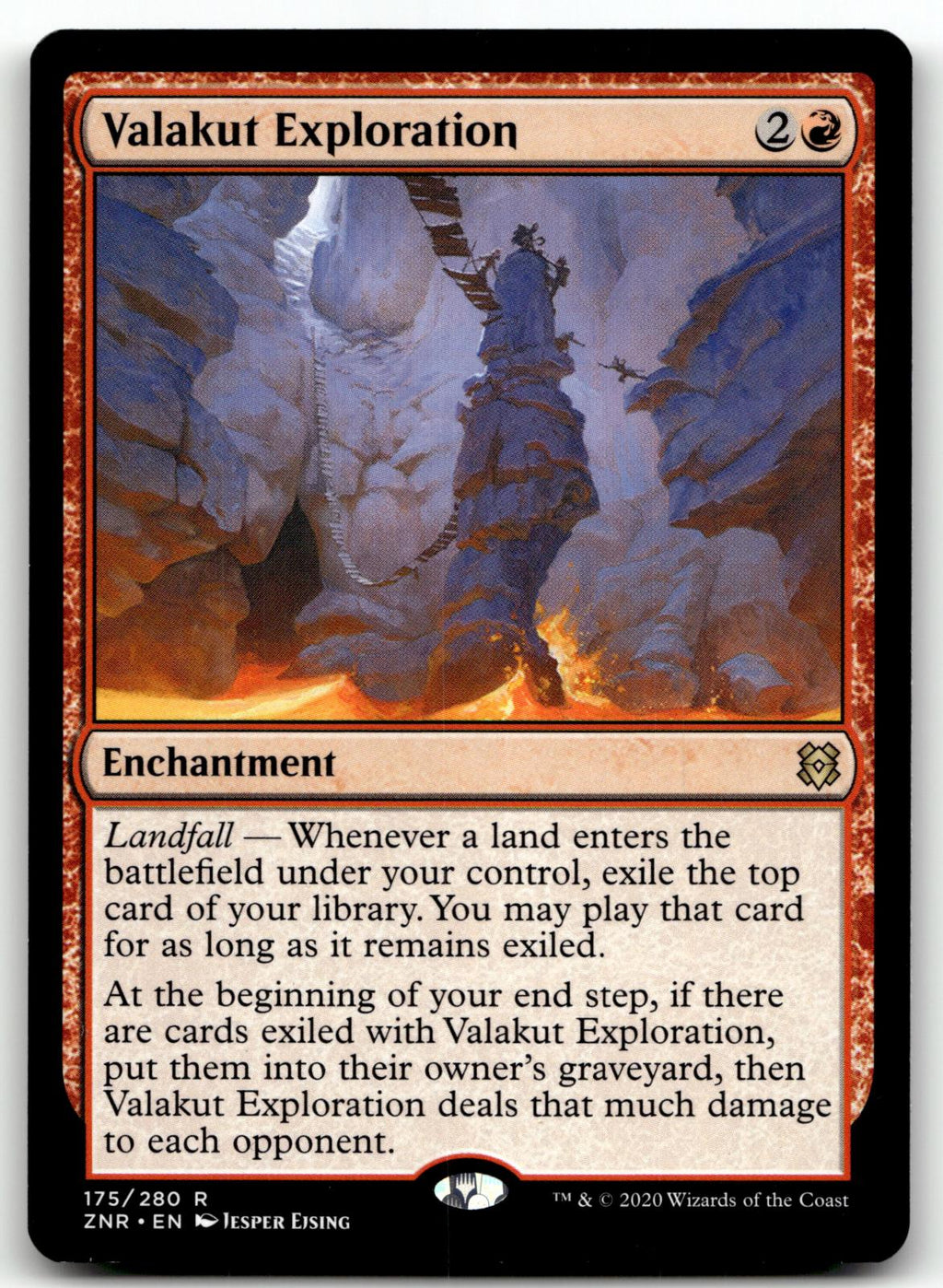 Valakut Exploration 175 Rare Zendikar Rising Magic: The Gathering Near Mint