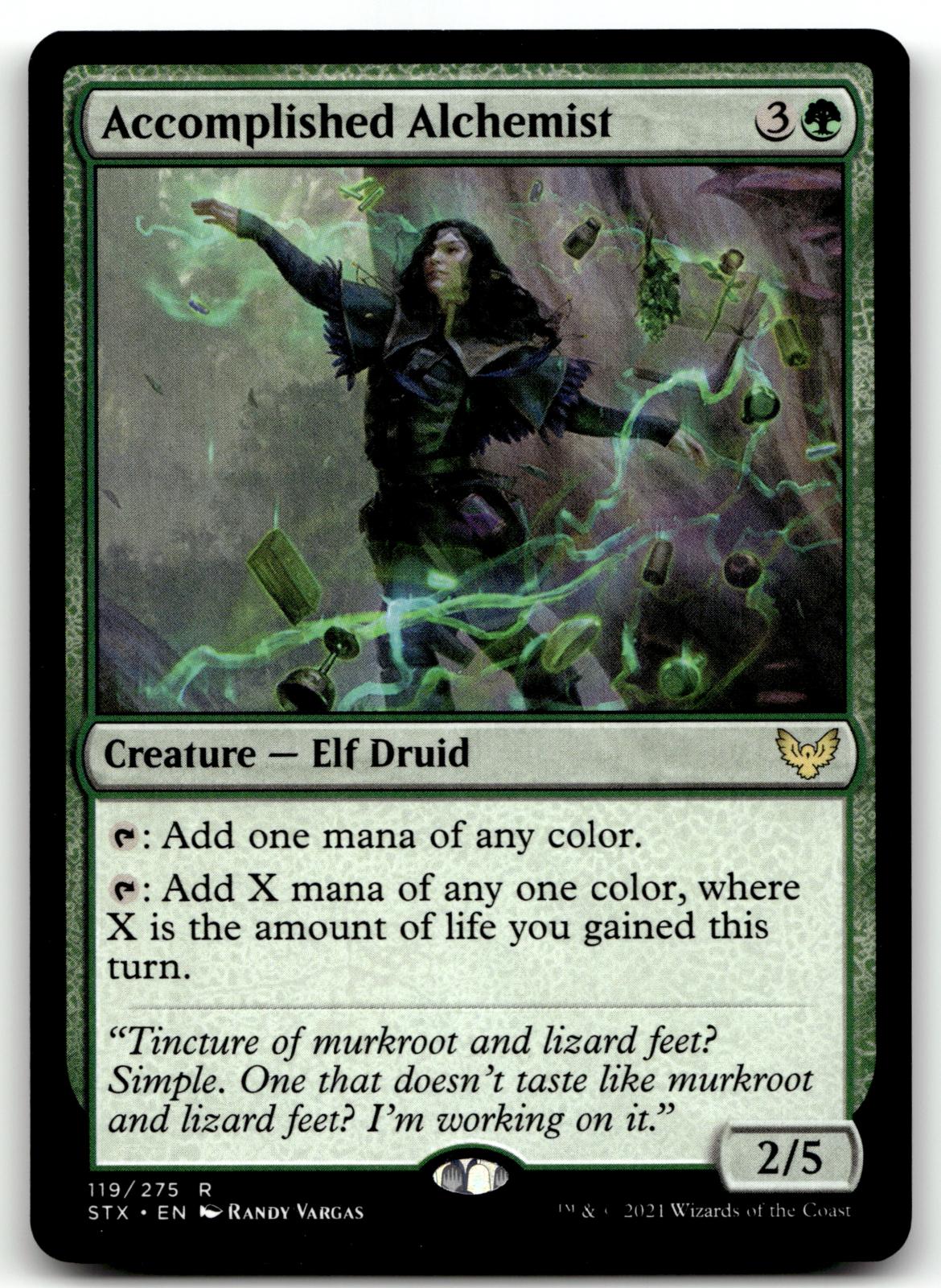 Accomplished Alchemist 119 Strixhaven: School of Mages Magic: The Gathering NM