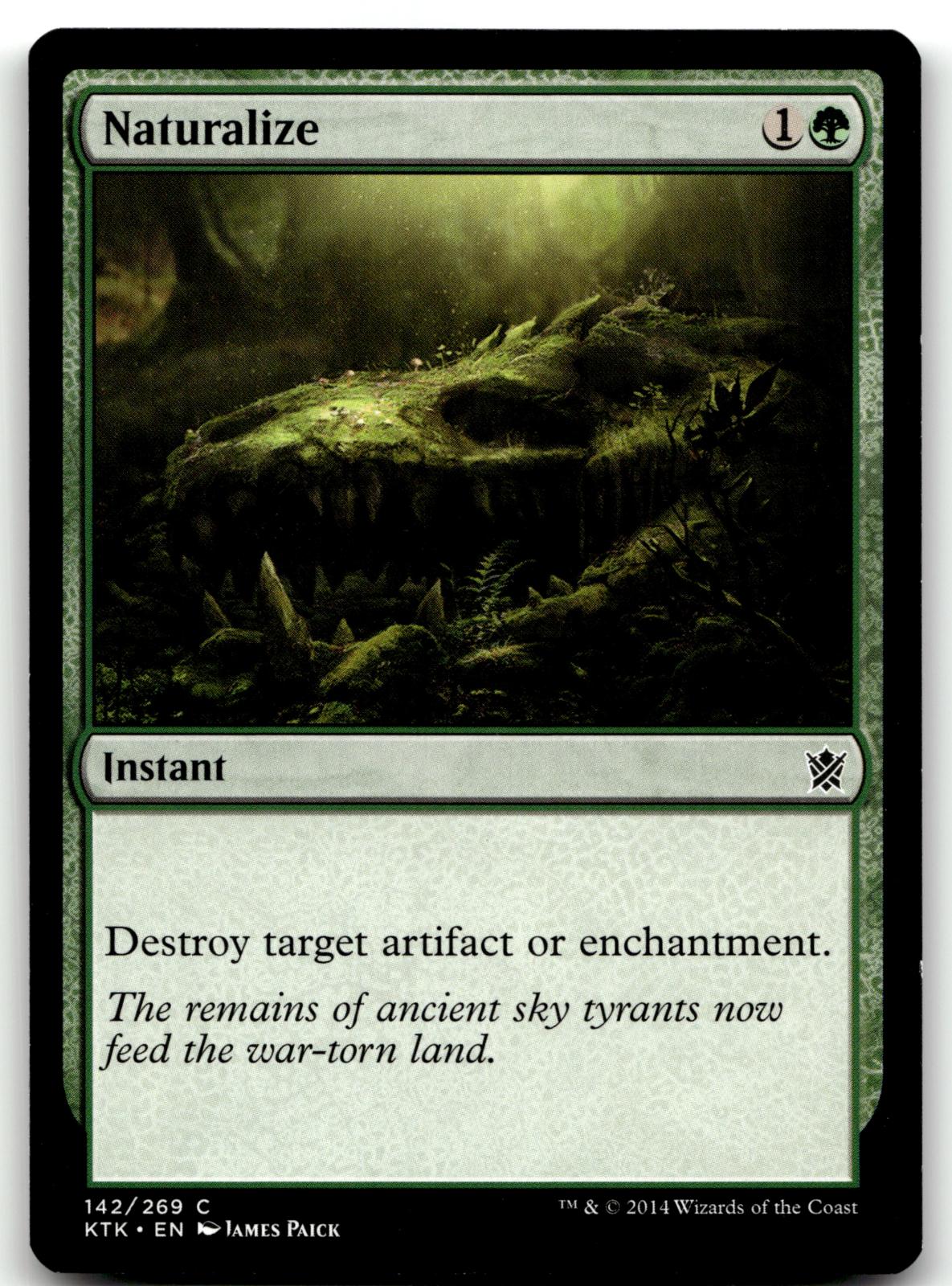 Naturalize 142 Common Khans of Tarkir Magic: The Gathering Near Mint