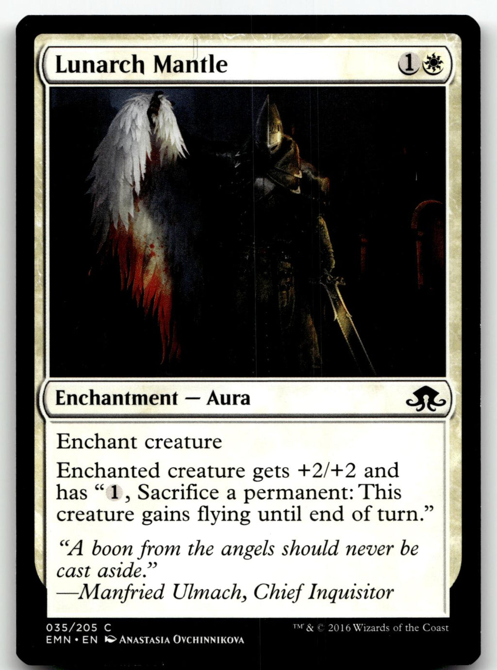Lunarch Mantle 35 Common Eldritch Moon Magic: The Gathering Near Mint