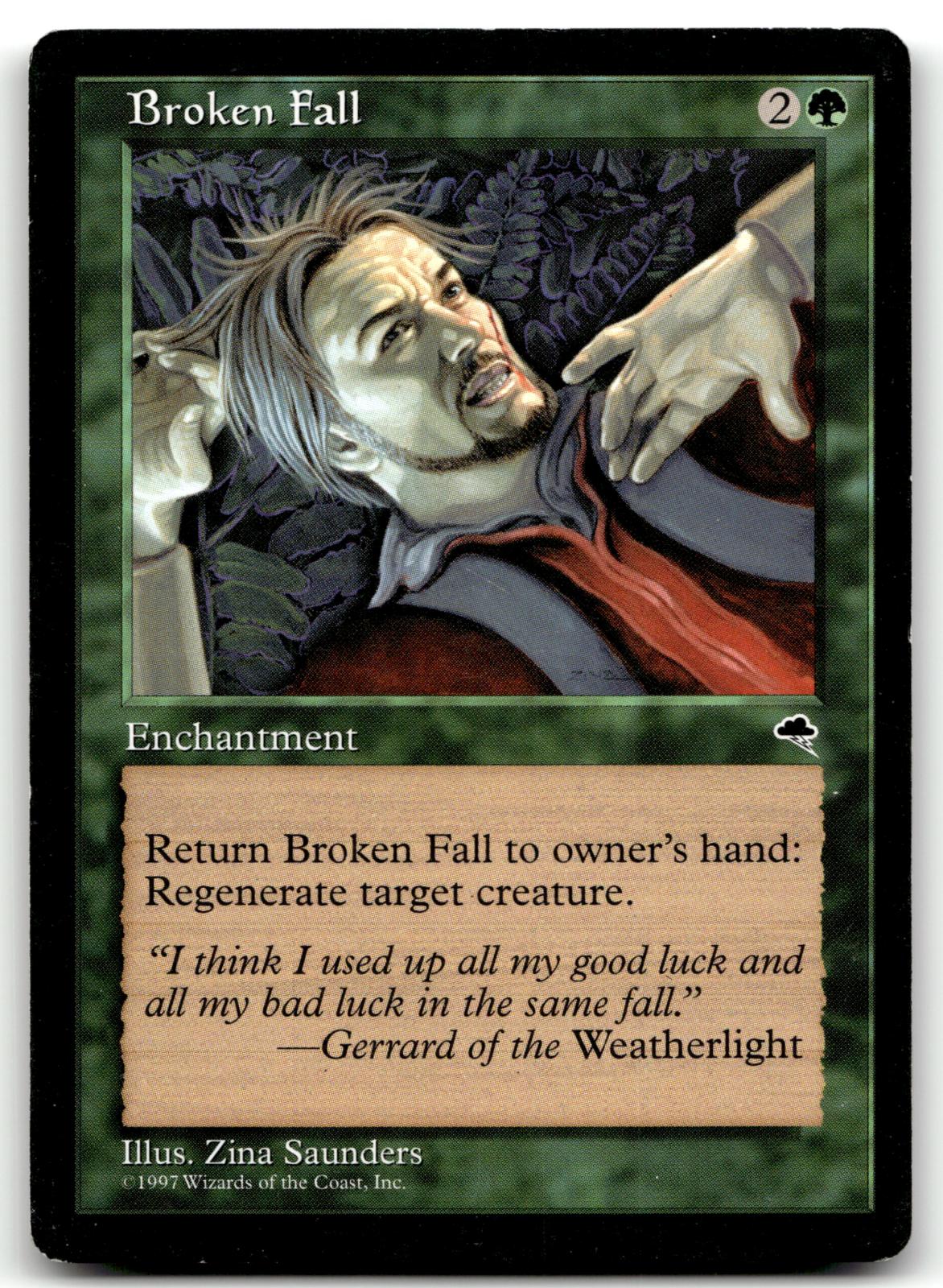 Broken Fall 216 Common Tempest Magic: The Gathering Near Mint