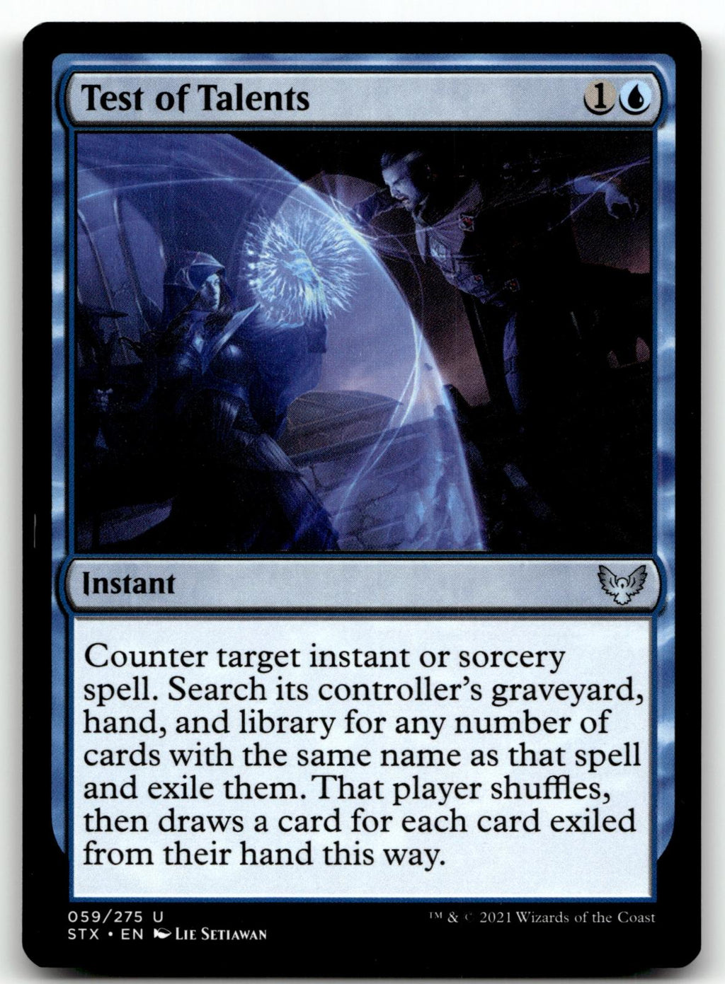 Test of Talents 59 Uncommon Strixhaven: School of Mages Magic: The Gathering NM