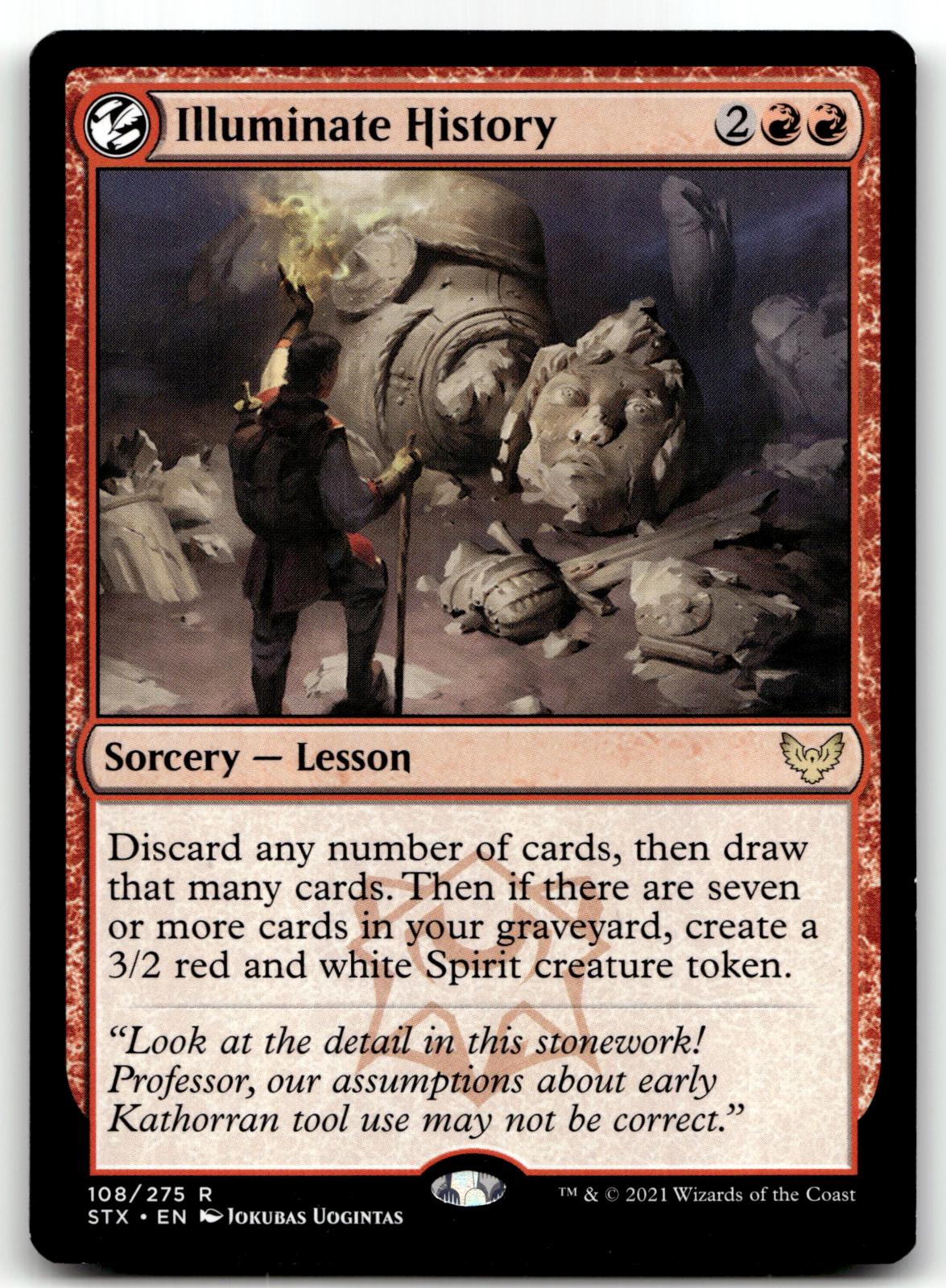 Illuminate History 108 Rare Strixhaven: School of Mages Magic: The Gathering NM