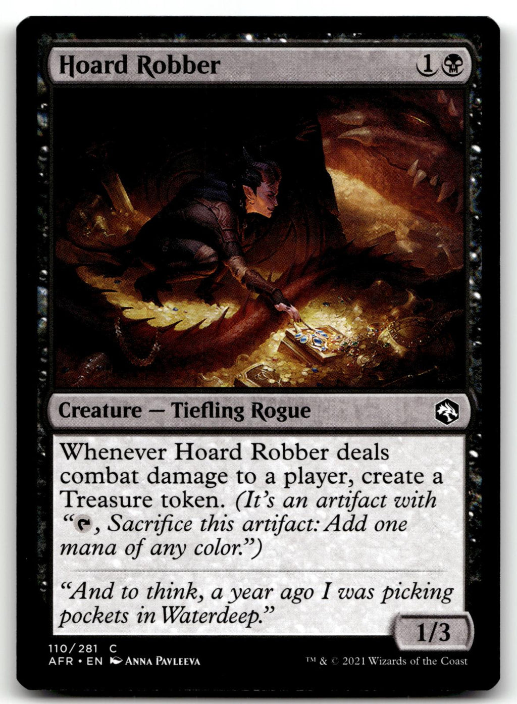Hoard Robber 110 Adventures in the Forgotten Realms Magic: The Gathering NM
