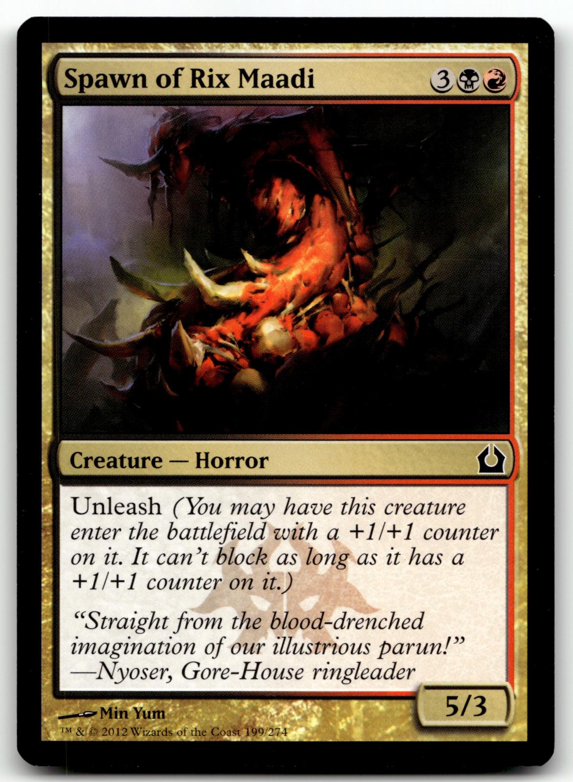 Spawn of Rix Maadi 199 Common Return to Ravnica Magic: The Gathering Near Mint
