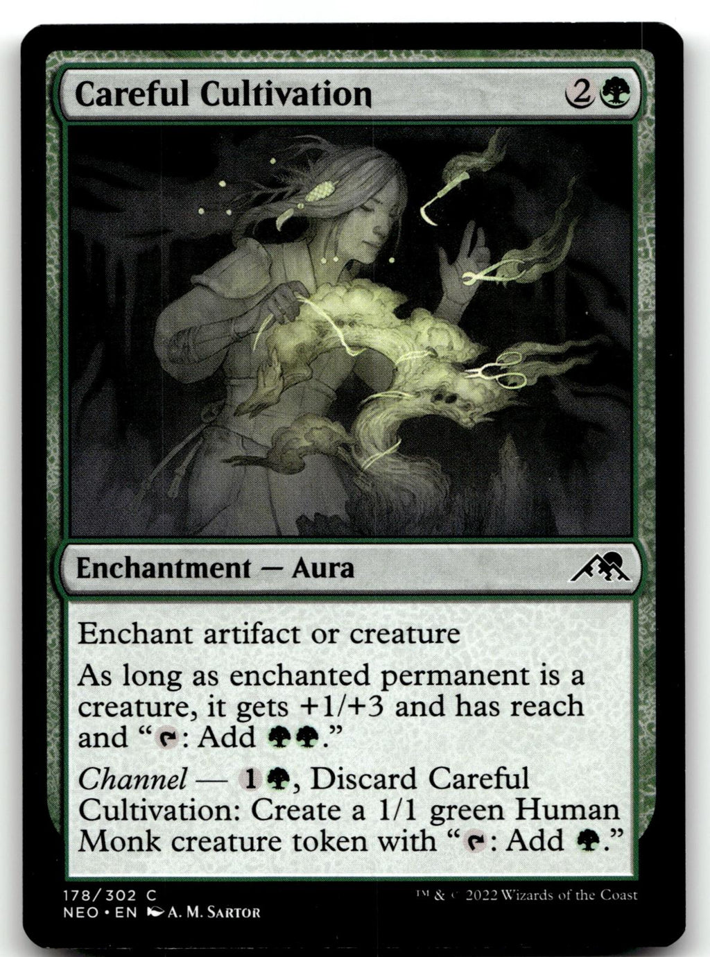 Careful Cultivation 178 Common Kamigawa: Neon Dynasty Magic: The Gathering NM