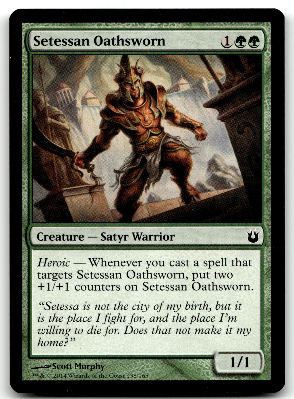 Setessan Oathsworn 138 Common Born of the Gods Magic: The Gathering Near Mint