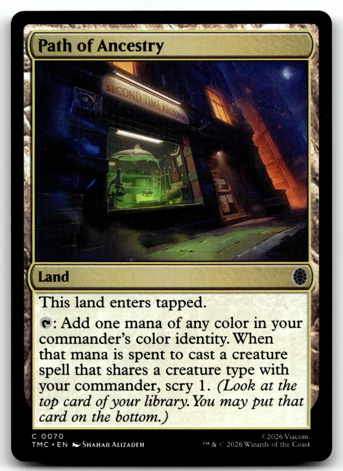Path of Ancestry (Surge Foil) 70 Commander: Teenage Mutant Ninja Turtles Magic: 