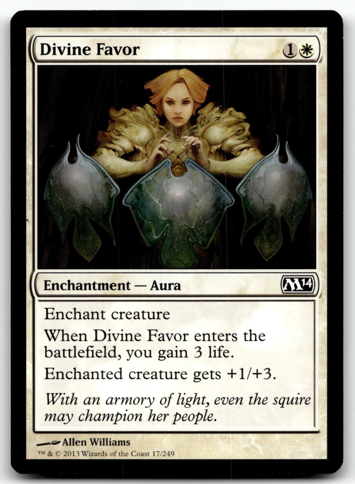 Divine Favor 11 Common Magic 2013 (M13) Magic: The Gathering Near Mint