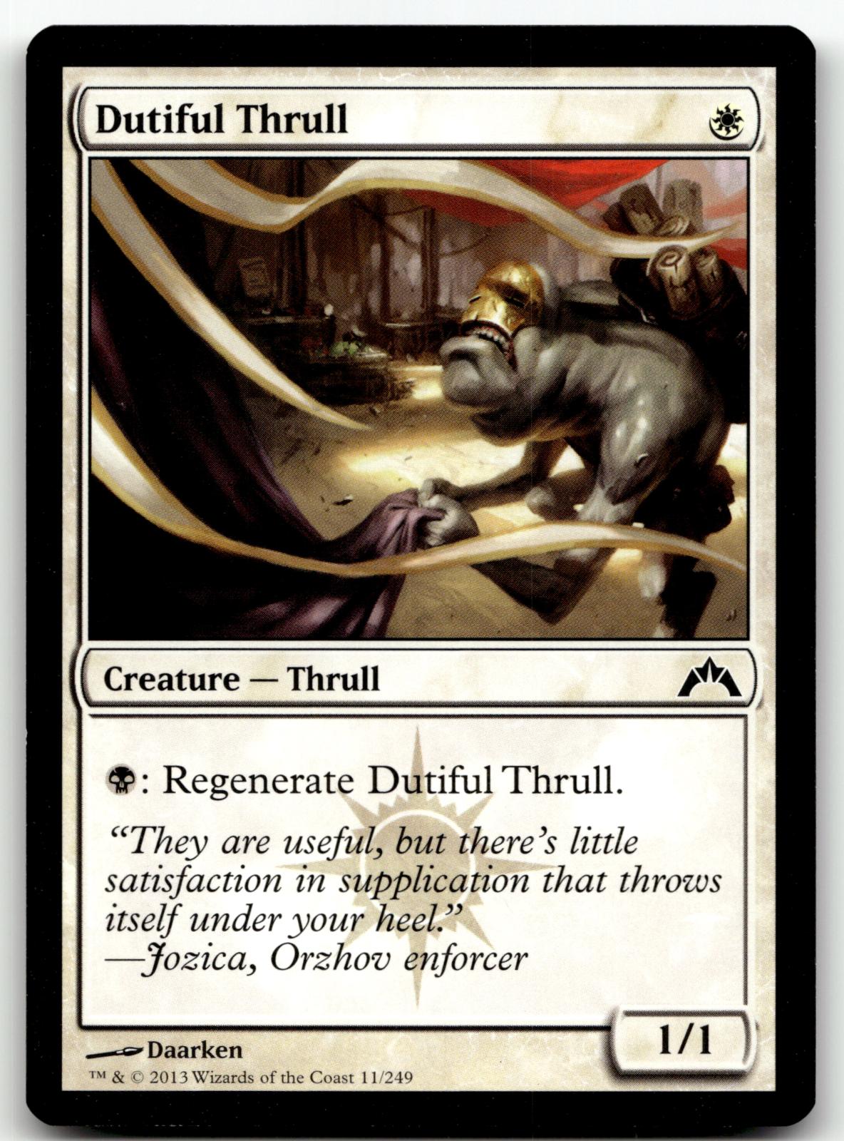 Dutiful Thrull 11 Common Gatecrash Magic: The Gathering Near Mint