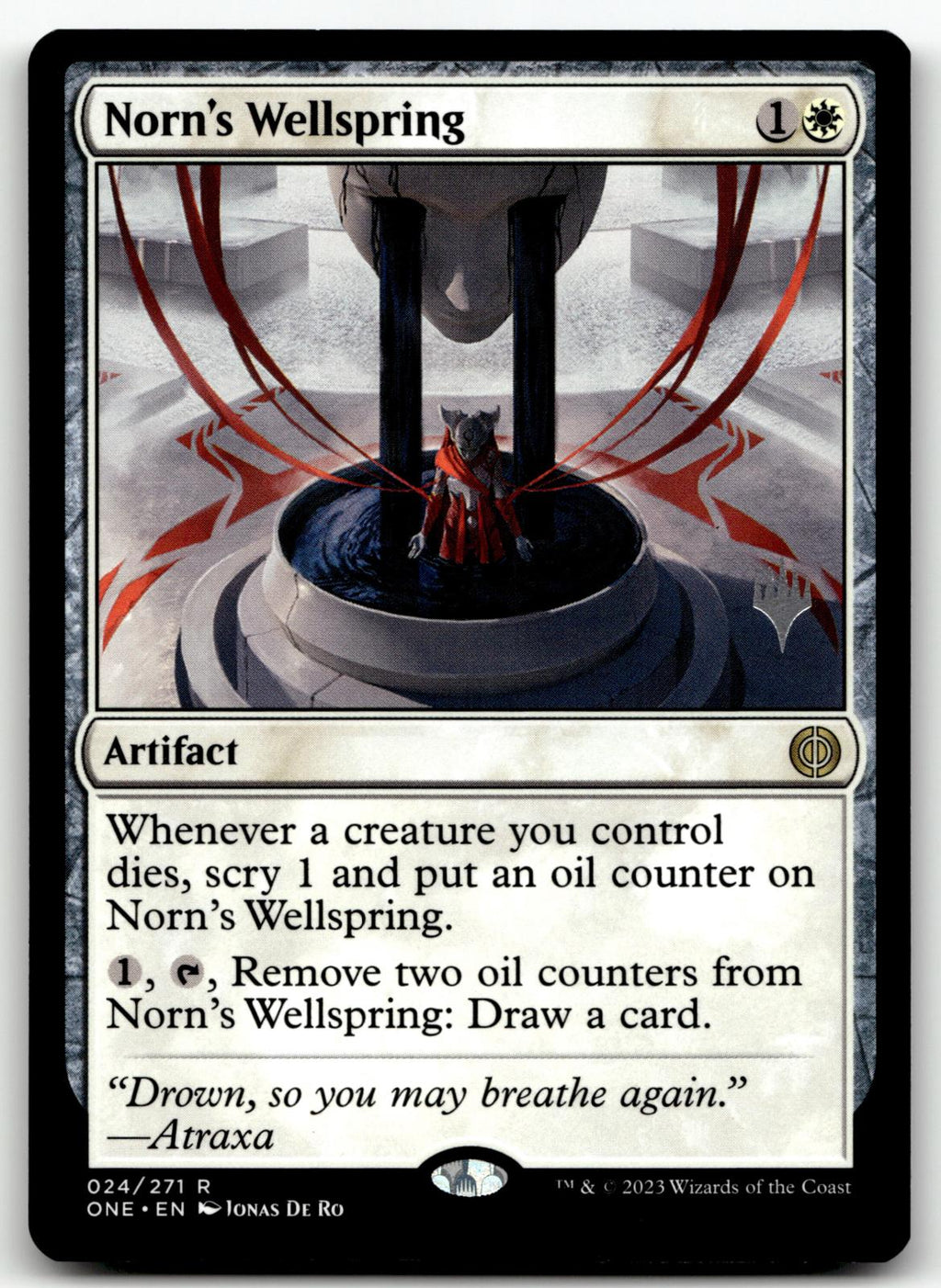 Norn's Wellspring 24 Rare Phyrexia: All Will Be One Magic: The Gathering NM