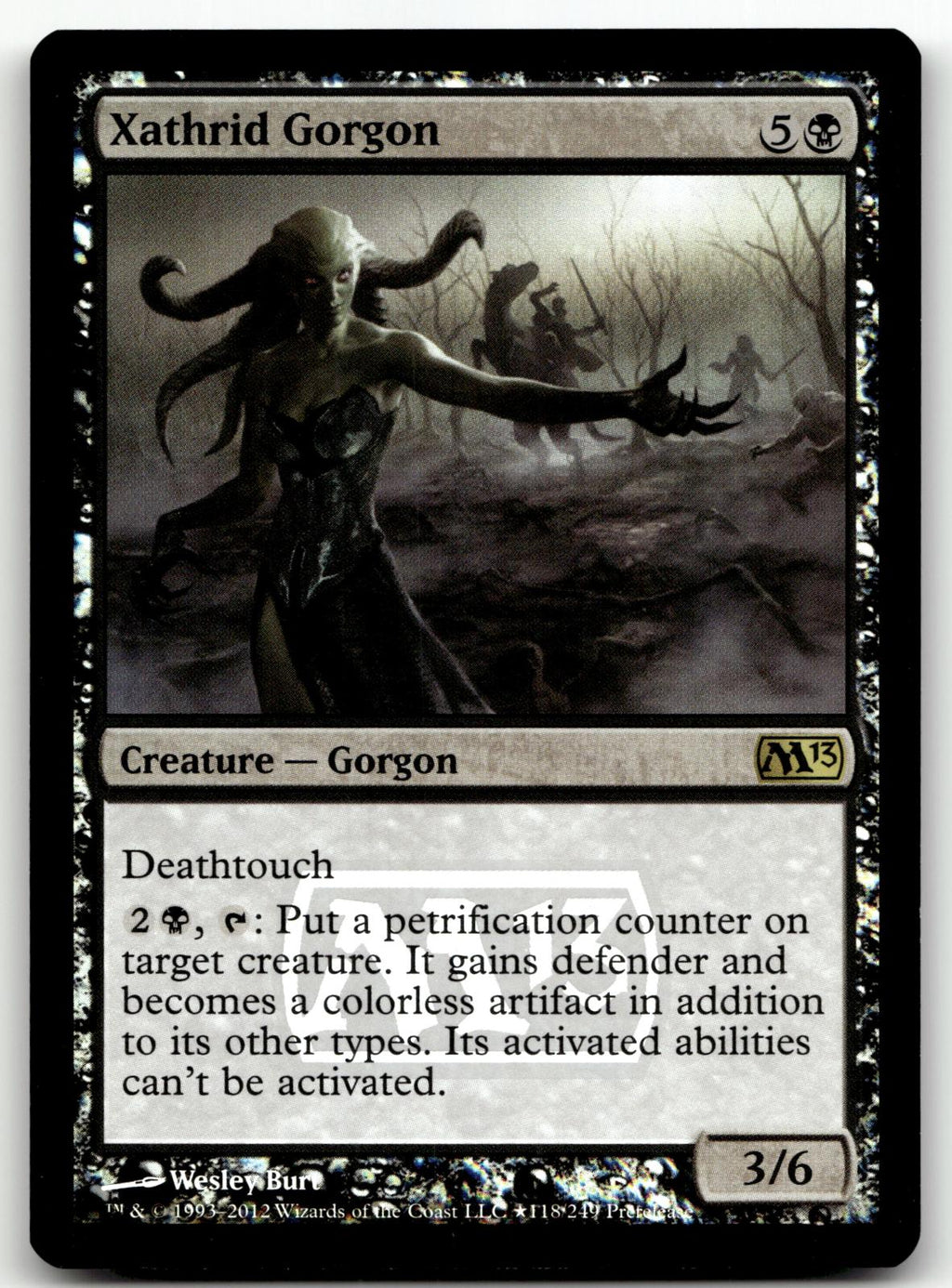 Xathrid Gorgon 118 Rare Prerelease Cards Magic: The Gathering Foil Near Mint