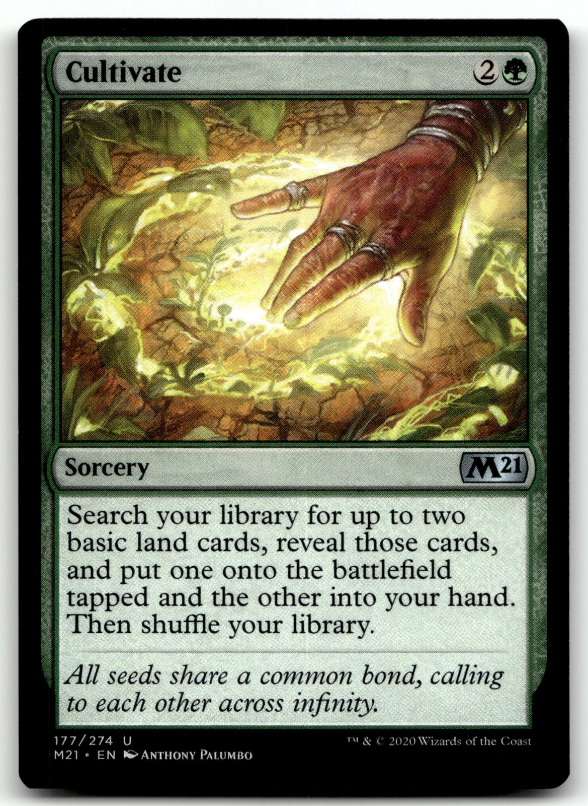 Cultivate 177 Uncommon Core Set 2021 Magic: The Gathering Near Mint