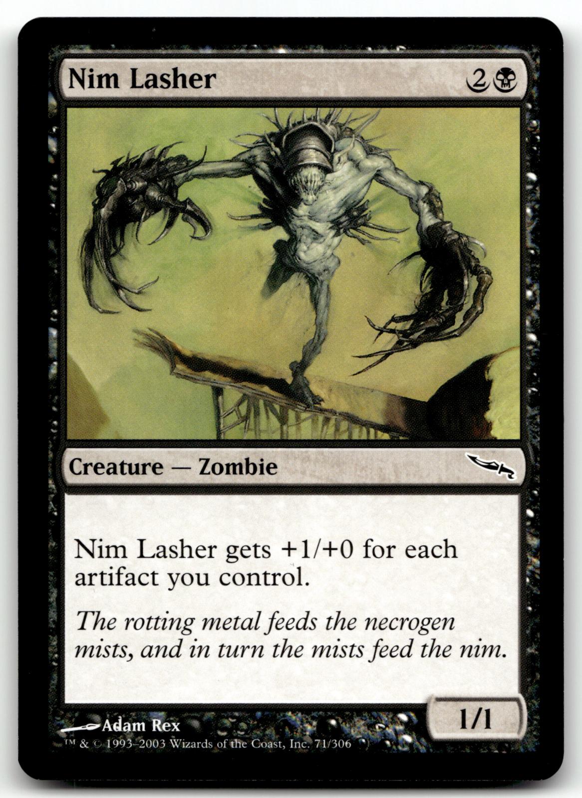 Nim Lasher 71 Common Mirrodin Magic: The Gathering Near Mint