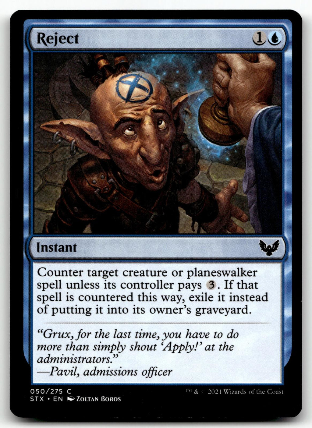 Reject 50 Common Strixhaven: School of Mages Magic: The Gathering Near Mint