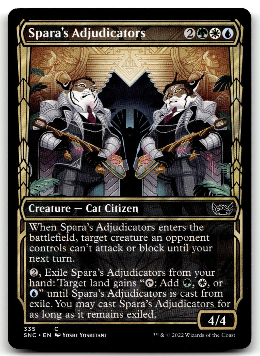 Spara's Adjudicators (Showcase) 335 Streets of New Capenna Magic