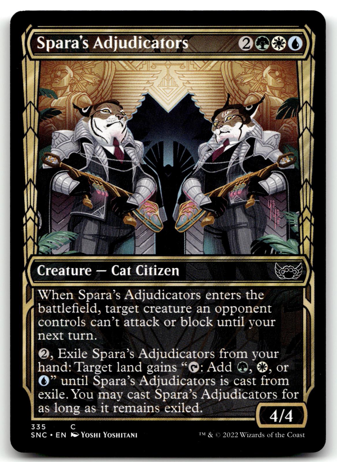 Spara's Adjudicators (Showcase) 335 Streets of New Capenna Magic