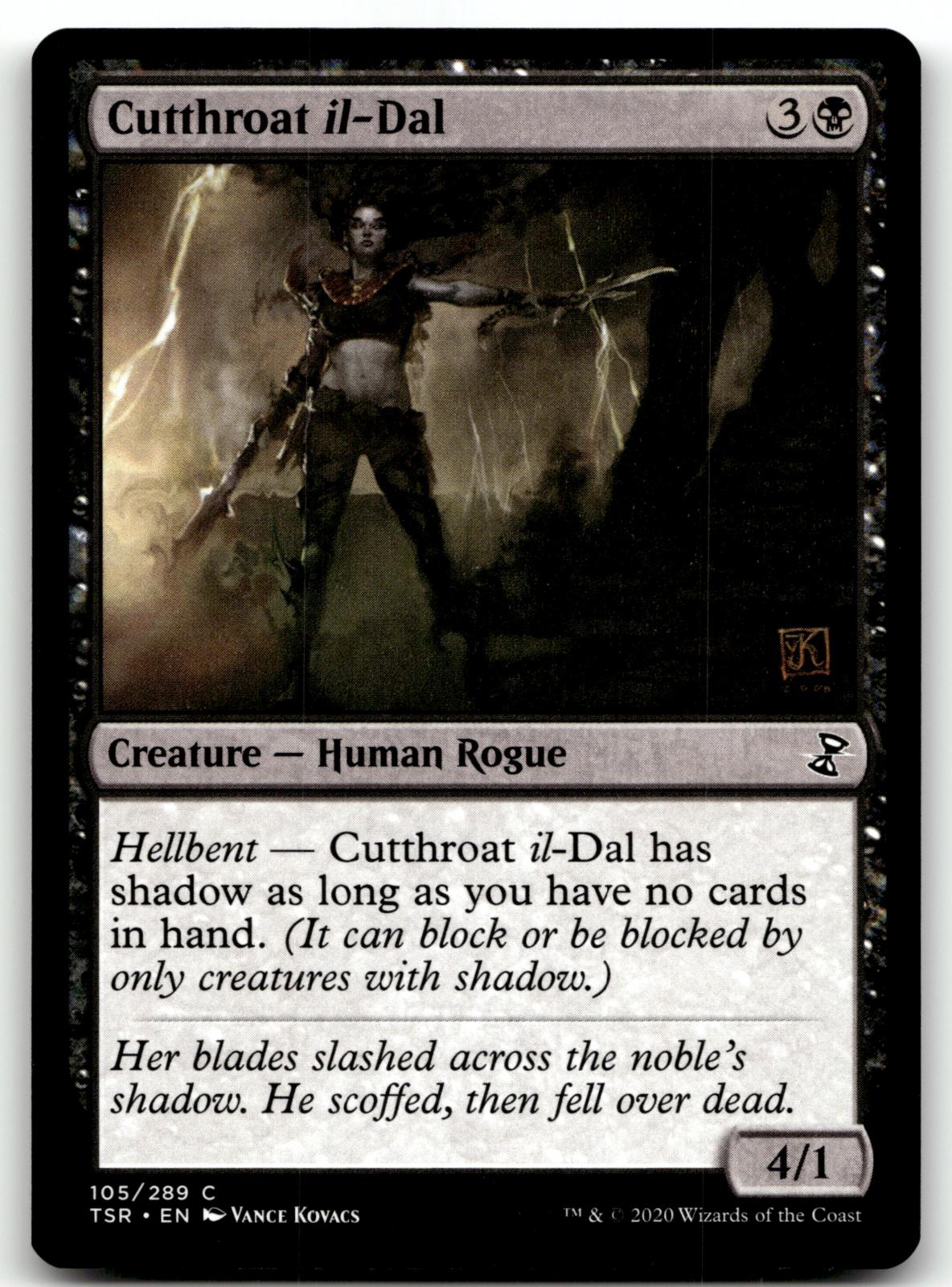 Cutthroat il-Dal 105 Common Time Spiral: Remastered Magic: The Gathering NM