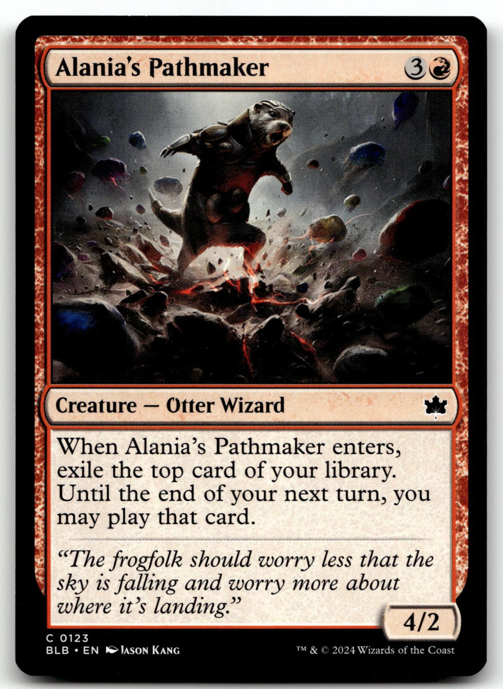 Alania's Pathmaker 123 Common Bloomburrow Magic: The Gathering Near Mint