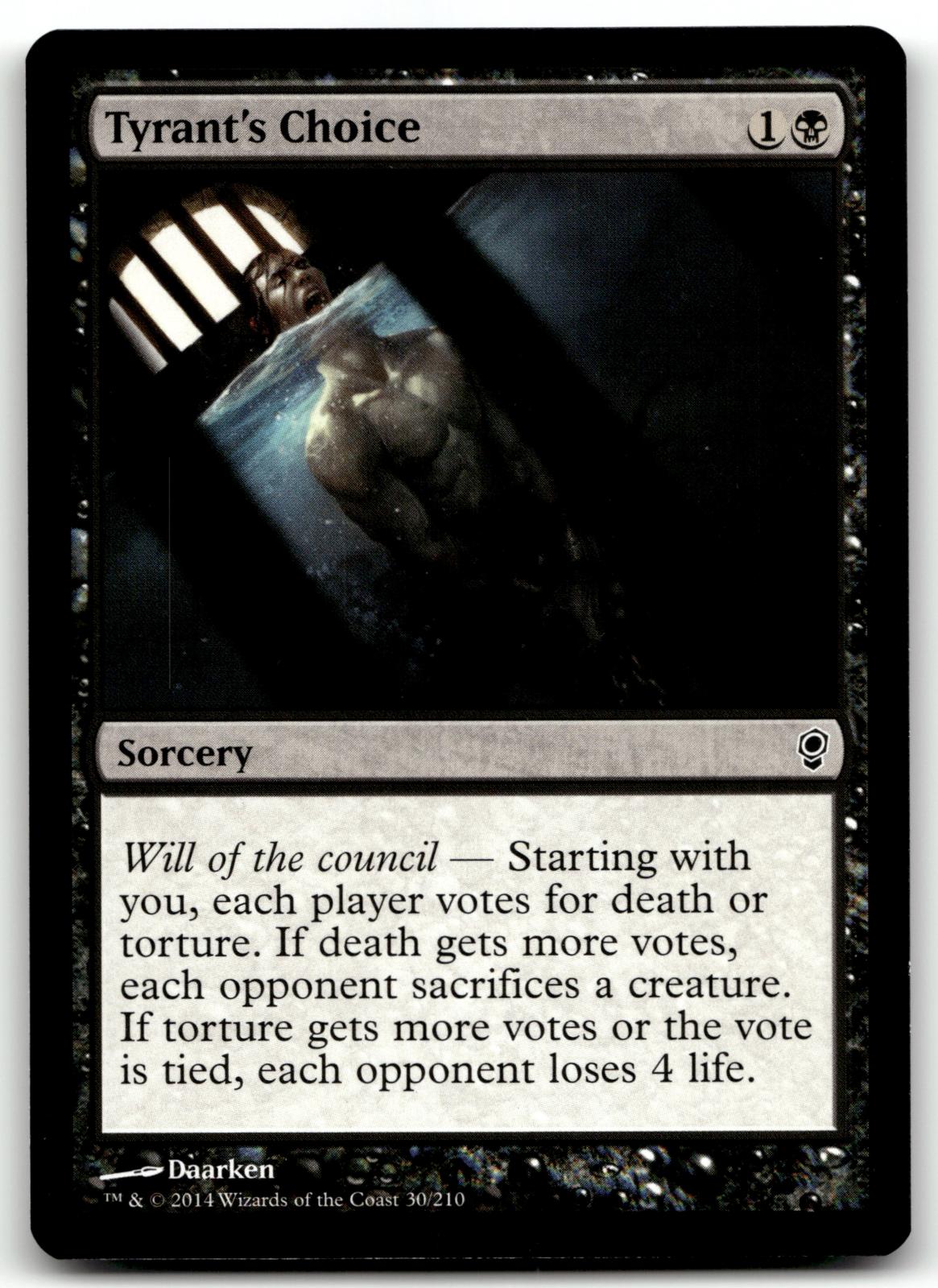 Tyrant's Choice 30 Common Conspiracy Magic: The Gathering Near Mint
