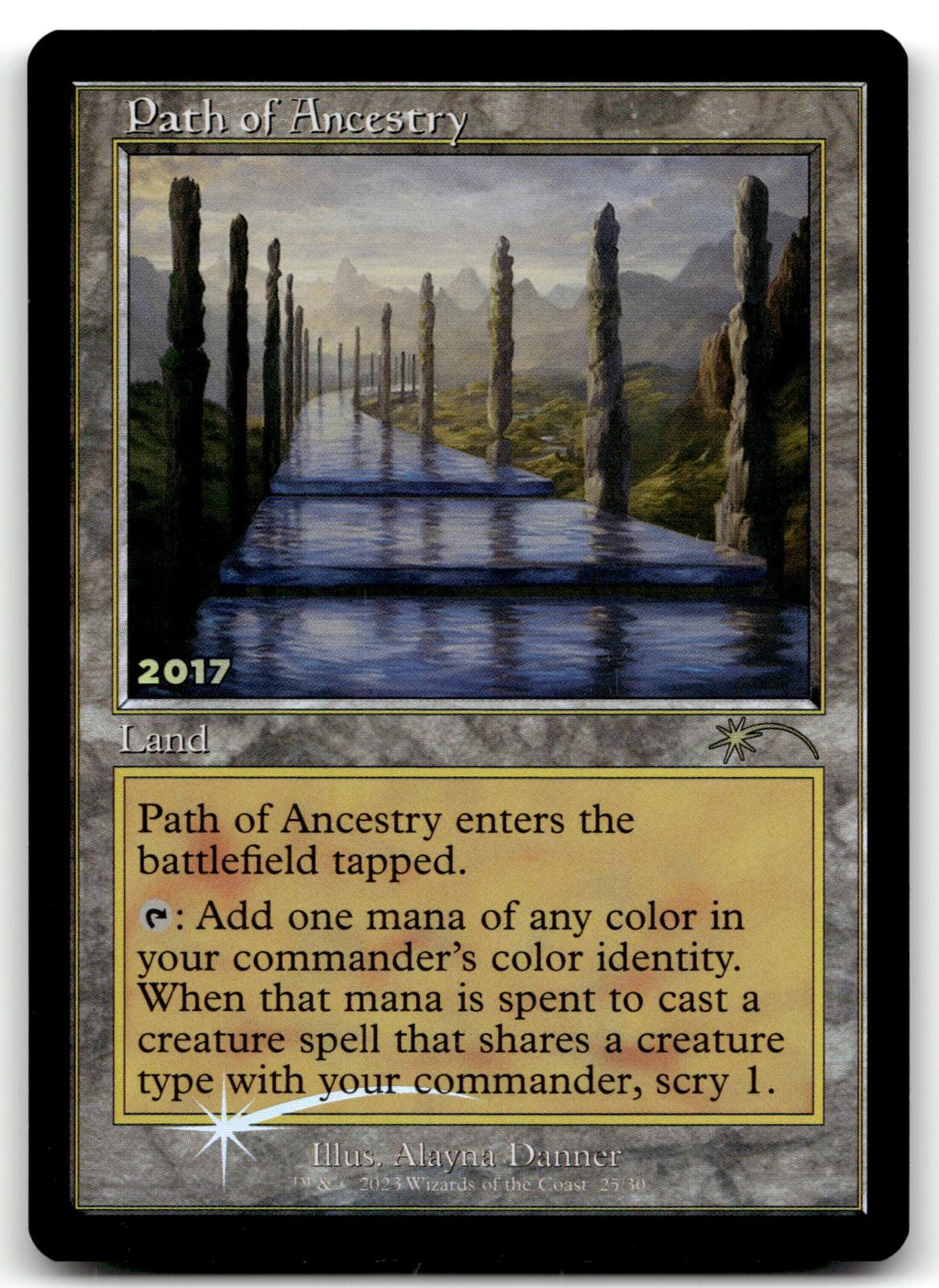 Path of Ancestry 25 Promo 30th Anniversary Promos Magic: The Gathering Foil NM