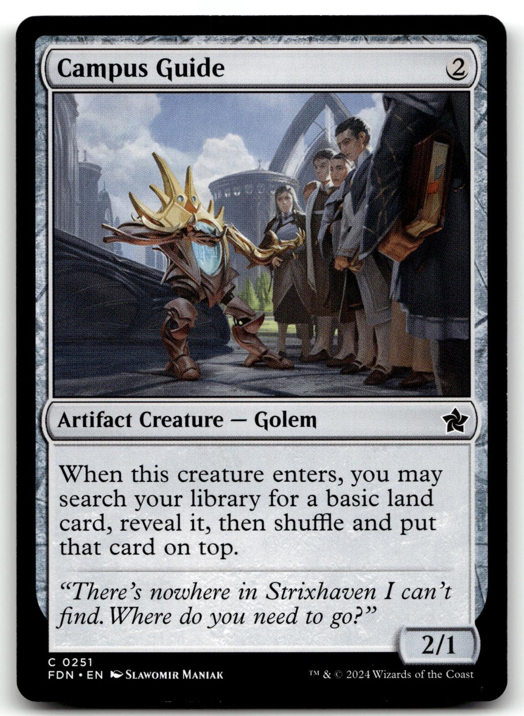 Campus Guide 251 Common Foundations Magic: The Gathering Near Mint