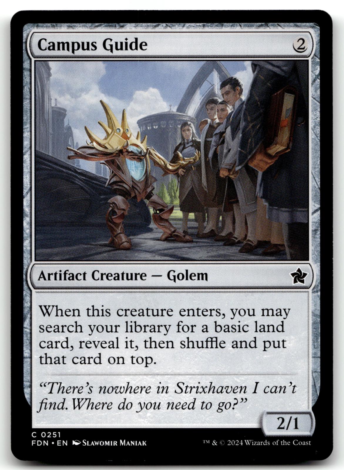 Campus Guide 251 Common Foundations Magic: The Gathering Near Mint