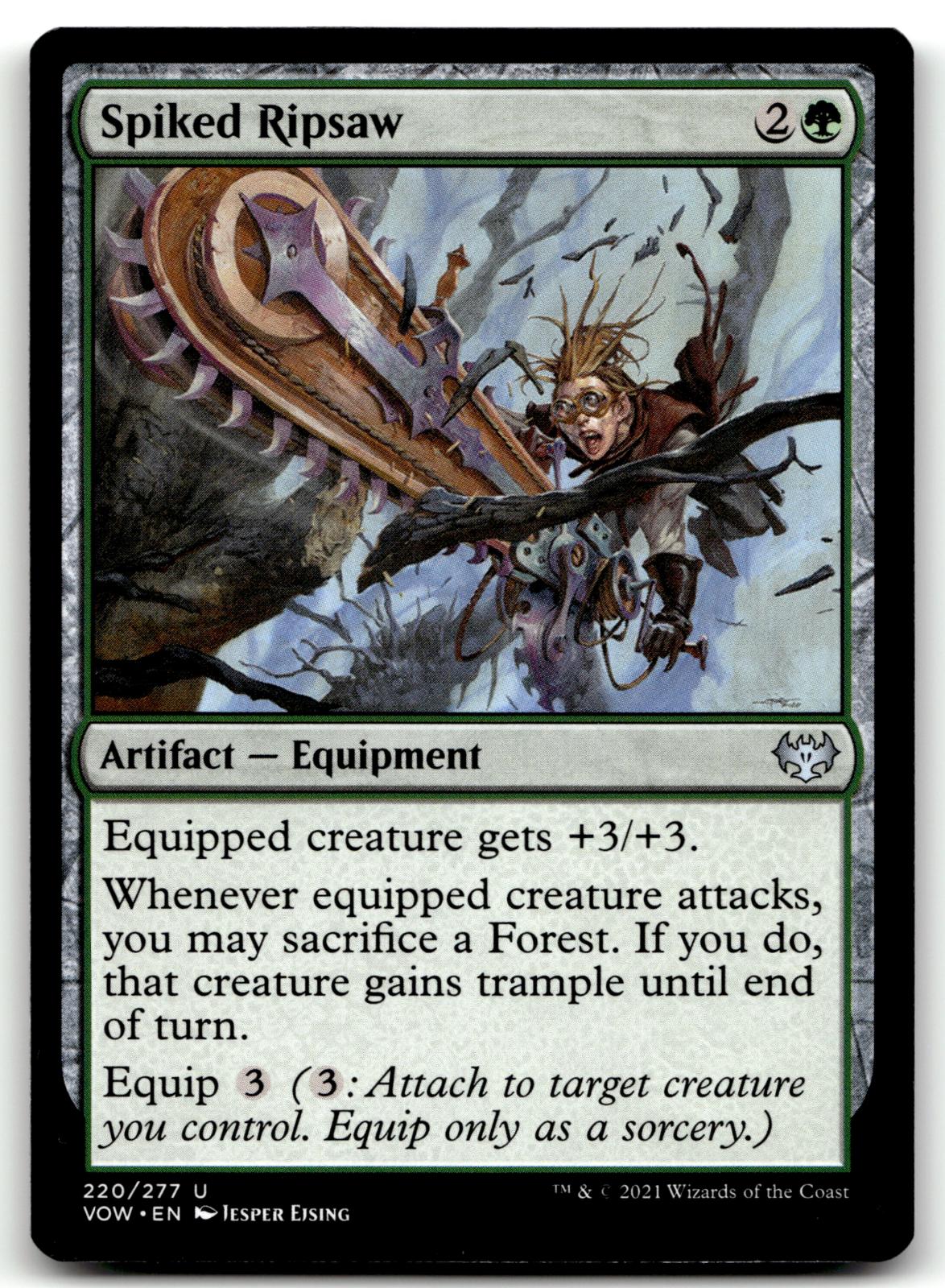 Spiked Ripsaw 220 Uncommon Innistrad: Crimson Vow Magic: The Gathering Near Mint