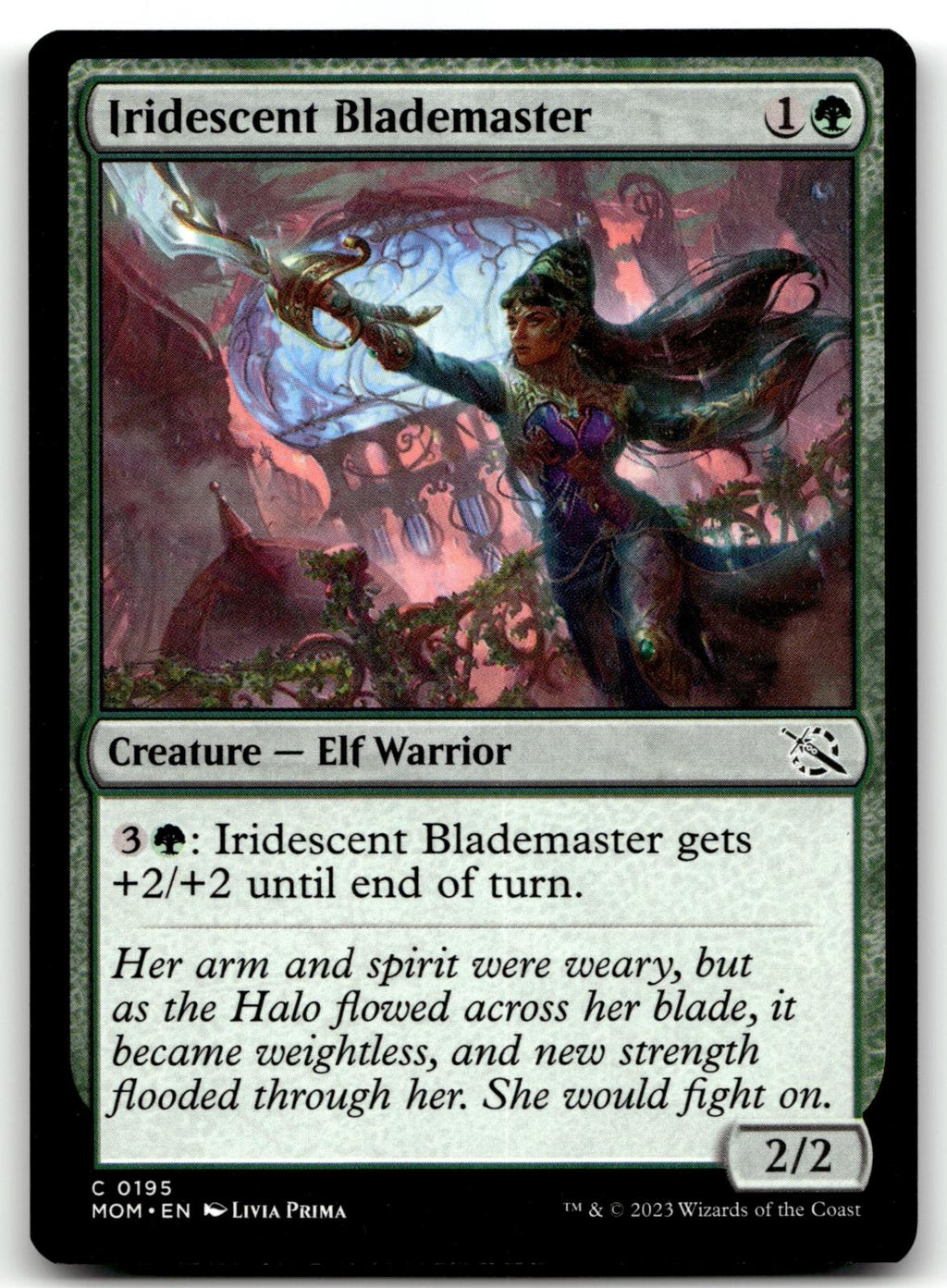 Iridescent Blademaster 195 Common March of the Machine Magic: The Gathering NM