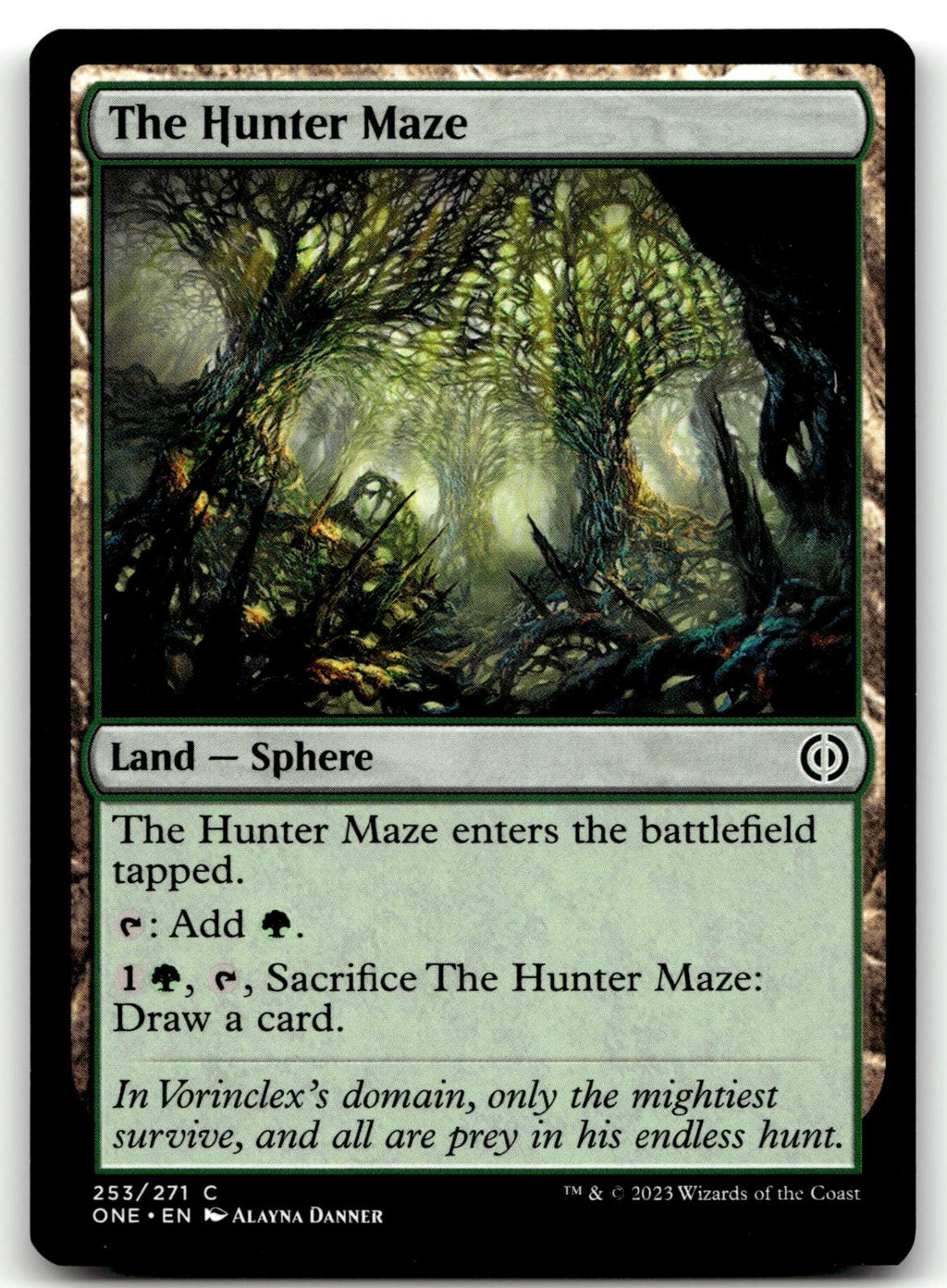The Hunter Maze 253 Common Phyrexia: All Will Be One Magic: The Gathering NM