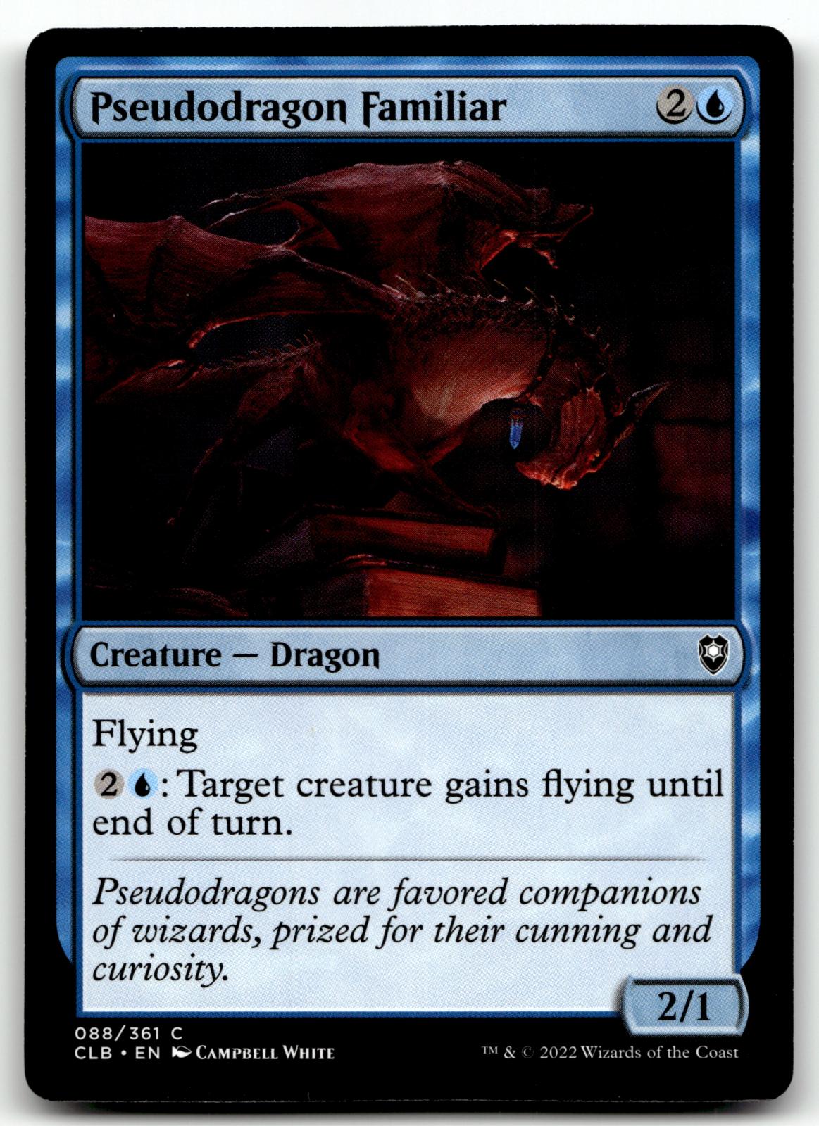 Pseudodragon Familiar 88 Commander Legends: Battle for Baldur's Gate Magic: The Gathering NM