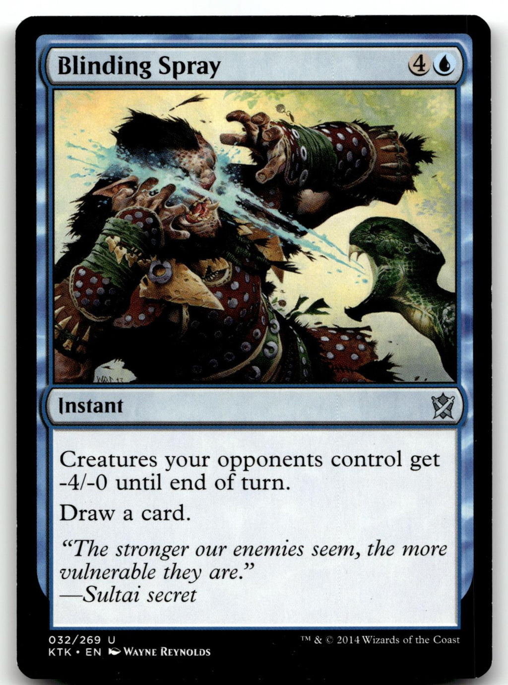 Blinding Spray 32 Uncommon Khans of Tarkir Magic: The Gathering Near Mint
